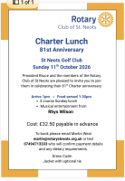 81st Charter celebration Lunch 